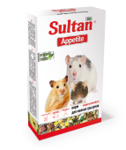 Султан БИО ПРЕМИУМ APPETITE для мелких грызунов 550 г 