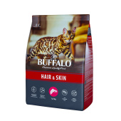 Mr.Buffalo ADULT HAIR & SKIN Сухой корм для кошек с лососем