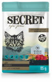 Secret Life Forse Влажный корм для котят кусочки в соусе с ягненком, 85 г