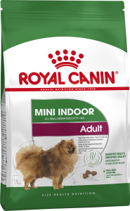 Royal Canin Mini indoor adult, Полнорационный корм для взрослых собак мелких пород, в возрасте от 10 месяцев, живущих главным образом в помещении, 500 г