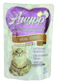 Амурр Влажный корм для кошек в желе, мясное ассорти, 100 г