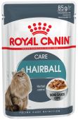 Royal Canin Feline Health Nutrition Hairball Care Gravy, Влажный корм для кошек, выведение волосяных комочков из ЖКТ, от 1 года до 7 лет, 85 г