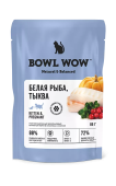 BOWL WOW Влажный корм для котят и беременных кошек: белая рыба, тыква, 85 г