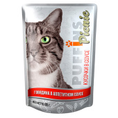 PUFFINS Picnic пауч для кошек, Говядина в аппетитном соусе, 85 г