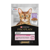 Pro Plan Delicate Digestion, влажный корм для кошек с чувствительным пищеварением с индейкой в соусе, 85 г