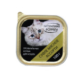 Натуральная Формула Суфле для кошек мясное ассорти ламистер, 100 г