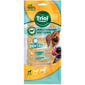 Triol Кость из жил жевательная DENTAL 5 см, 8-12г (уп.6шт.)