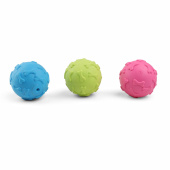 Triol Игрушка из резины для собак "Мяч с косточками", d60мм