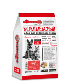 Формула 365 Сухой корм для взрослых собак мини и средних пород Вкусная говядина и рис 2 кг