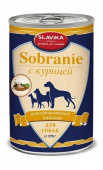 Славика Собрание для собак с курицей, 970 г