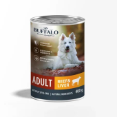 Mr.Buffalo Консервы ADULT для собак, говядина и печень, 400 г