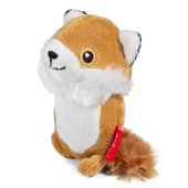 GiGwi Игрушка для собак Лисичка с пищалкой 9см, серия PLUSH FRIENDZ, GiGwi 75014 