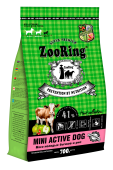ZOORING Mini Active Dog Сухой корм для взрослых активных собак мини пород Мясо молодых бычков и рис, без пшеницы