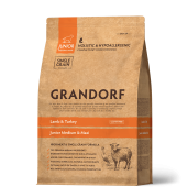 GRANDORF DOG Lamb&Turkey JUNIOR Низкозерновой сухой корм Ягненок с индейкой для юниоров всех пород