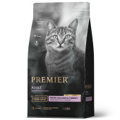 PREMIER Cat Salmon&Turkey ADULT (Свежее филе лосося с индейкой для кошек), 