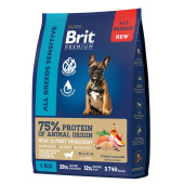 Brit Premium Dog Sensitive с лососем и индейкой для взрослых собак всех пород с чувствительным пищеварением