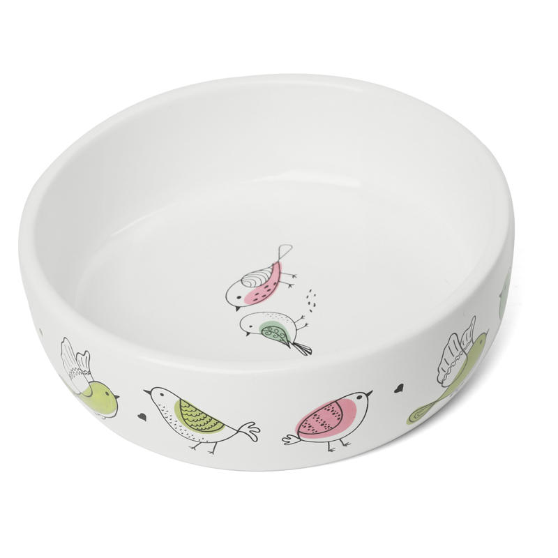Triol Миска керамическая "Птички", 0,35л
