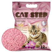 Cat Step Наполнитель комкующийся растительный Tofu Lotus, 12 л