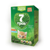Альпийские луга Травка для кошек, лоток, 75 г