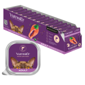 Yumster Паштет для взрослых кошек с Лососем, 100 г