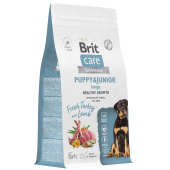 Brit Care Superpremium Dog Puppy&Junior L с индейкой и ягненком для щенков крупных пород, Здоровый рост и развитие