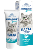 Миралек Мальт паста для вывода шерсти с тунцом, 75 мл