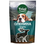 Triol Лакомство для собак "Печень оленя", 50г, серия PLANET FOOD