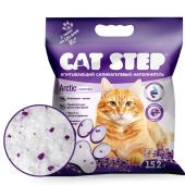 Cat Step Наполнитель впитывающий силикагелевый Arctic Lavender, 15,2 л