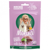 Molina Лакомство для собак мелких пород Утиные кусочки, 50 г