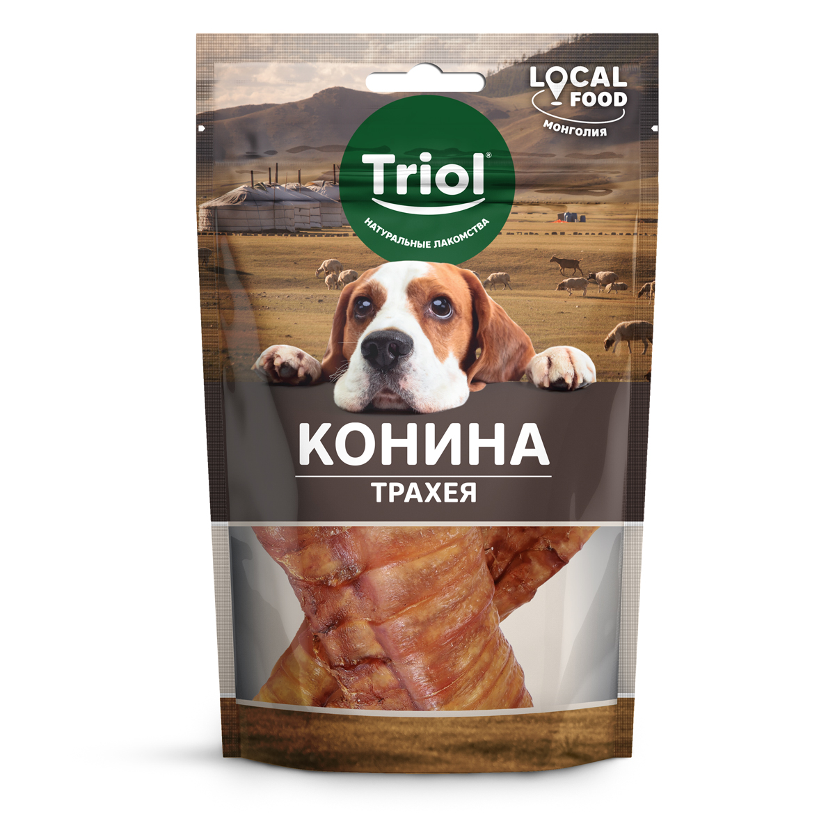 Triol LOCAL FOOD Лакомство для собак "Трахея конская", 40г