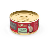 Molina Натуральное Мясо консервы (Тунец, краб в соусе) 80 г