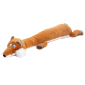 GiGwi Игрушка для собак Лиса с пищалками 62см, серия PLUSH FRIENDZ