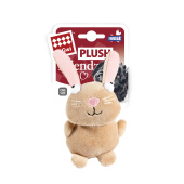 GiGwi Игрушка для собак Кролик с пищалками 18см, серия PLUSH FRIENDZ