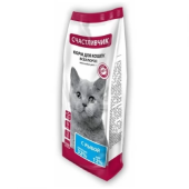 Счастливчик Сухой корм для кошек С рыбой, 400 г