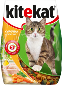 Kitekat Сухой корм для кошек Курочка аппетитная