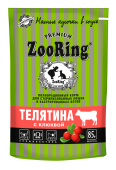 ZOORING Пауч Сочные кусочки в соусе Телятина с клюквой для стерилизованных кошек 85 г