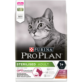 Pro Plan Sterilised для стерилизованных кошек и кастрированных котов с уткой и печенью