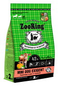 ZOORING Mini Dog Exigent Сухой корм для взрослых привередливых собак мини пород Телятина и рис с тыквой