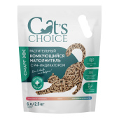  Растительный комкующийся наполнитель тофу с индикатором Cat's choice 