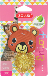 Zolux Игрушка для кошек с кошачьей мятой "Очаровательный Мишка", 7 см