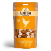 AlpenHof Лакомство Кальциевые косточки с курицей для мелких собак и щенков, 50 г