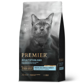 PREMIER Cat Salmon&Turkey STERILISED (Свежее филе лосося с индейкой для кошек), 