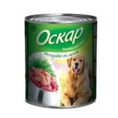 Оскар Консервы для собак ассорти из мяса 750 г