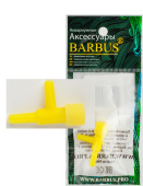 BARBUS Краник для трубки ф-4 мм (1 шт)