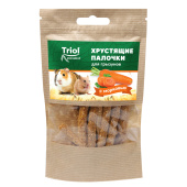 Triol Standart Лакомство хрустящие палочки для грызунов с морковью, 30 г