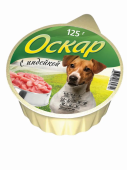 Оскар Консервы мясные для собак с Индейкой 125 г