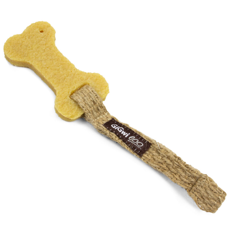 GiGwi Игрушка для собак Маленькая кость из экорезины 10/22см, серия GUM GUM DOG ECO