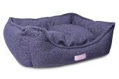 LionPets Лежанка LionPets STELLA di Comfort тёмно-серый LP633 (57x46x17см)