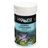 Laguna AQUA Корм для рыб "Тропик", хлопья, 100мл, 20г