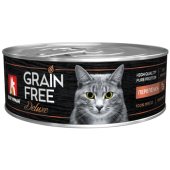 Зоогурман Grain Free, консервы для кошек, Перепёлка, 100 г